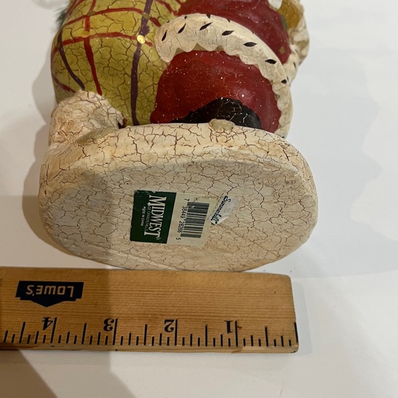 Midwest of Cannon Falls Folk Art Santa W/Bag Christmas Tree Xmas Ornaments - Picture 10 of 11